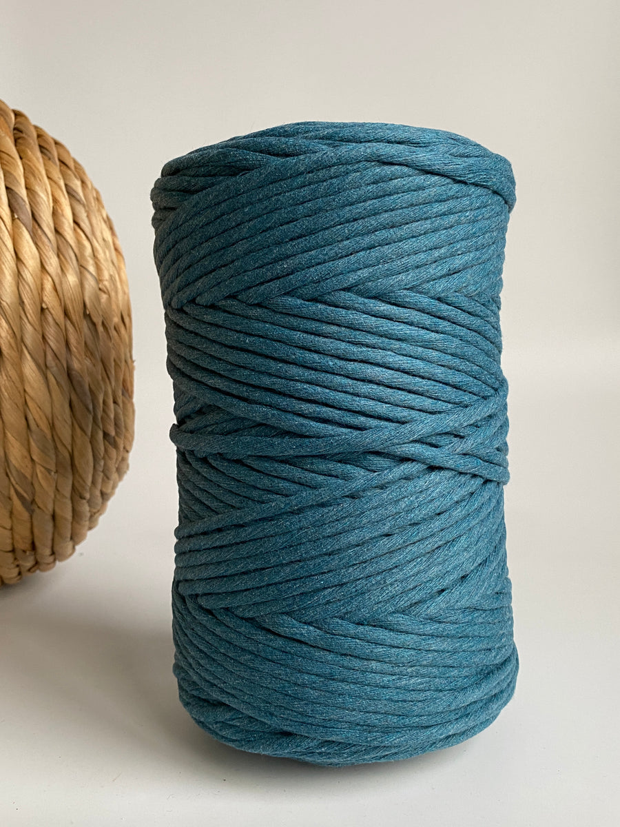 5mm Cotton Macramé String - 1kg - Deep Ocean