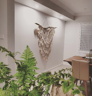Where there's a will there's a way  - Custom made Macramé Wall Hanger