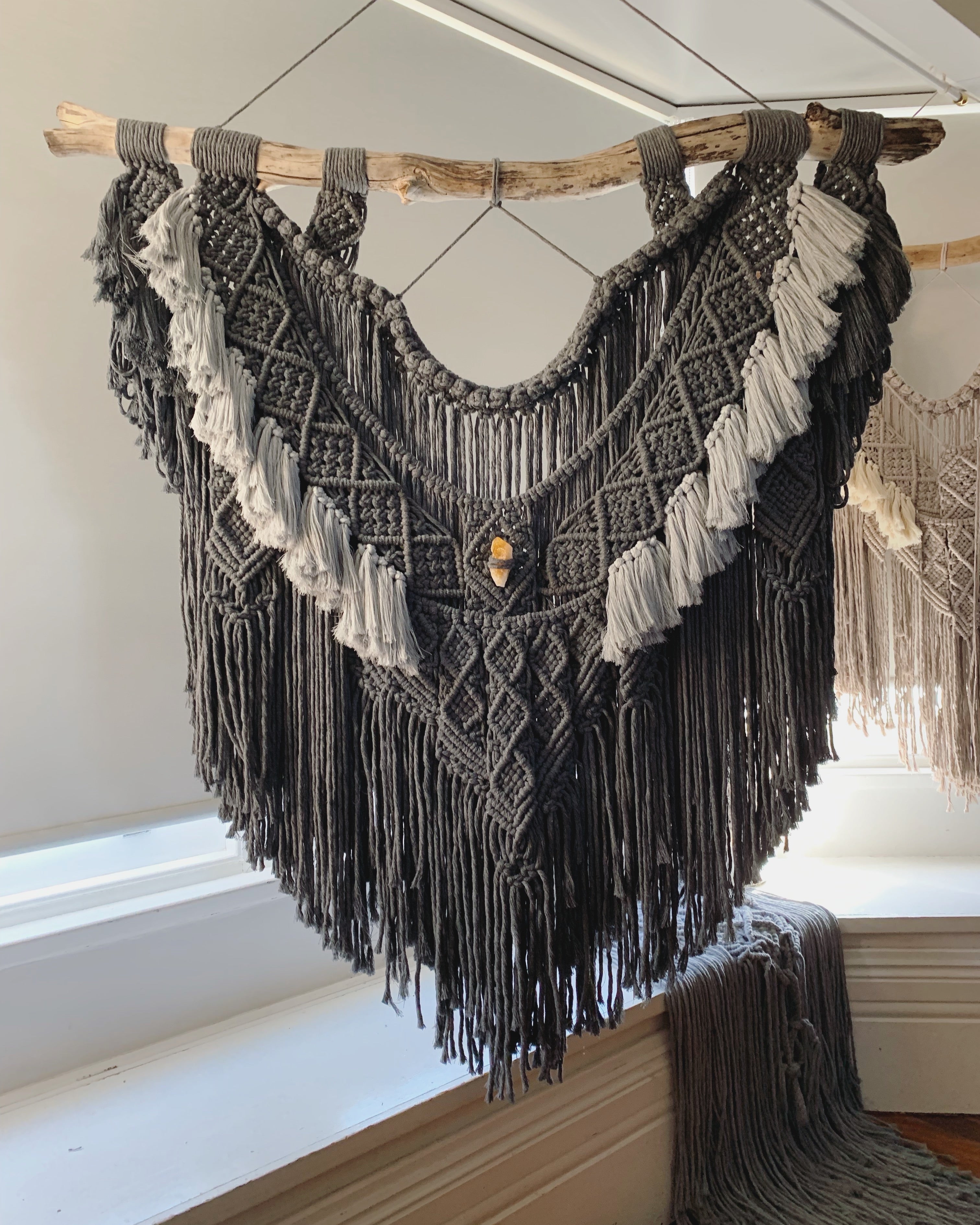 Lucy In The Sky - Colour -  Custom made Macramé Wall Hanger