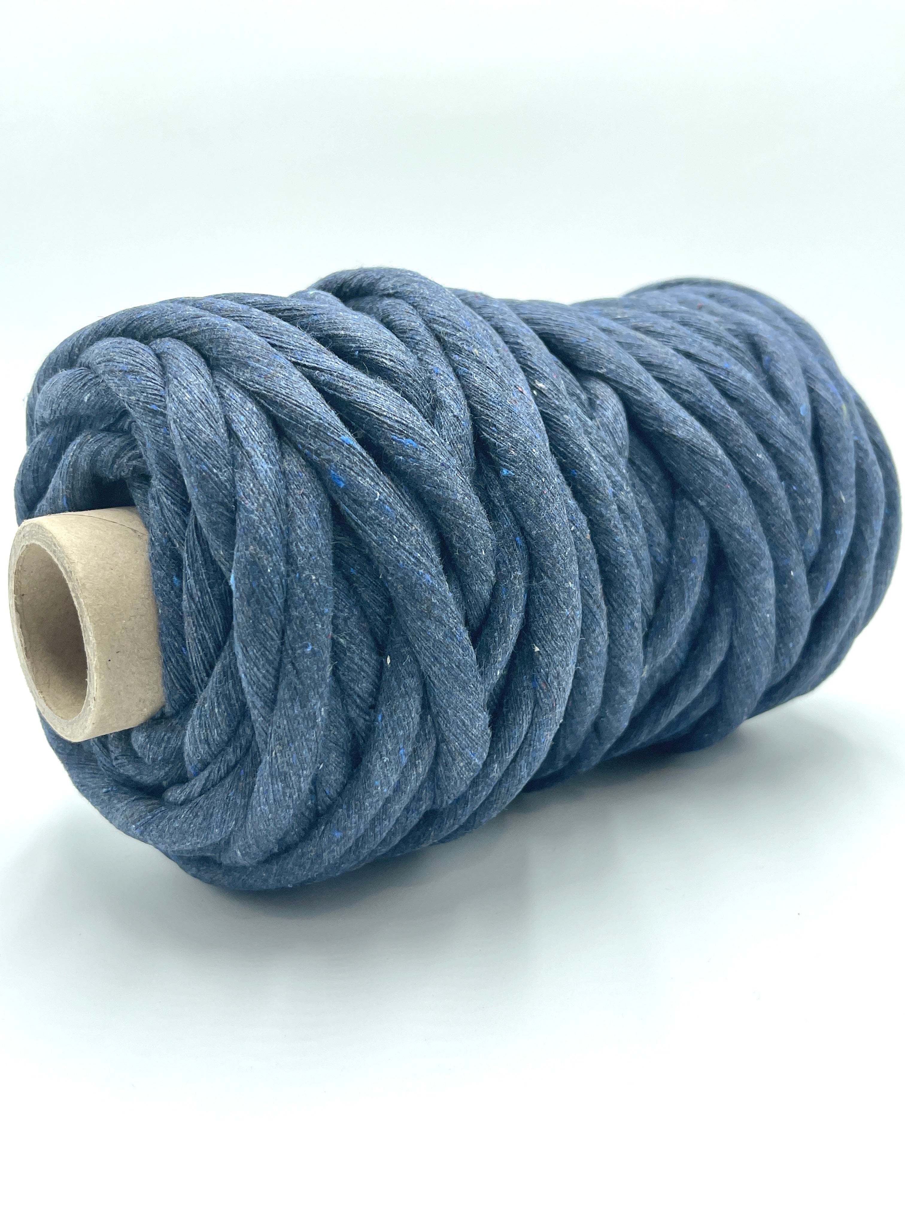 Chunky 10mm Cotton Macramé String - 1kg - Dark Denim