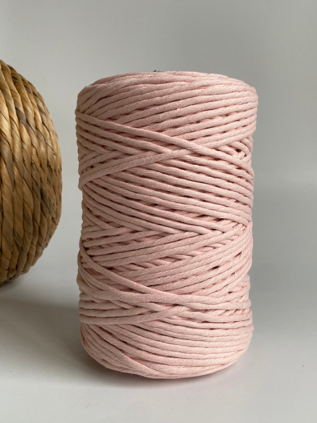 5mm Cotton Macramé String - 1kg - Blush Pink